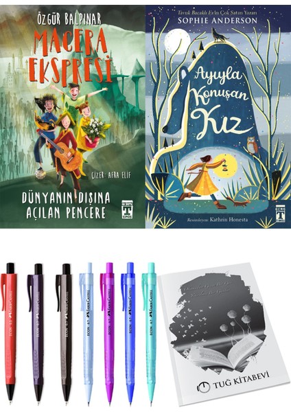 Macera Ekspresi Dünyanın Dışına Açılan Pencere ve Ayıyla Konuşan Kız
