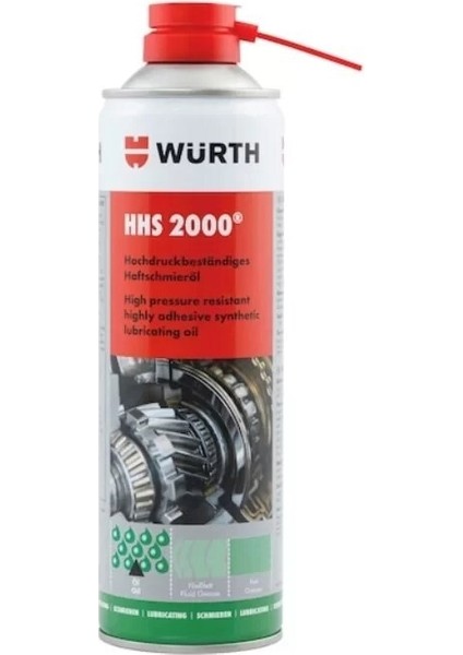Würth Hss 2000 Sıvı Gres Yağlama Spreyi 500 ml