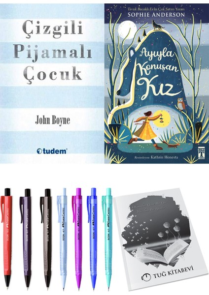 Çizgili Pijamalı Çocuk ve Ayıyla Konuşan Kız