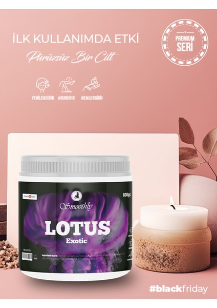 Lotus Kalıcı Kokulu 800 G. Epilasyon Lazer Peeling Jilet Ağda Batık Pelling