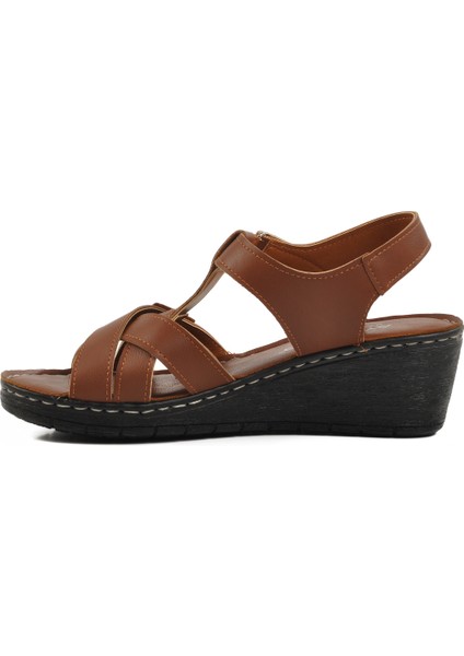 Taba Topuklu Kadın Sandalet 673572 Z fiyatları