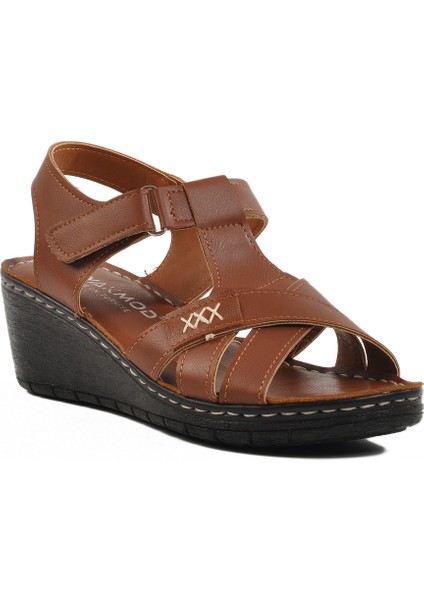 Taba Topuklu Kadın Sandalet 673572 Z modelleri