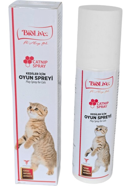 Biolive Kediler Için Oyun Spreyi 150ML