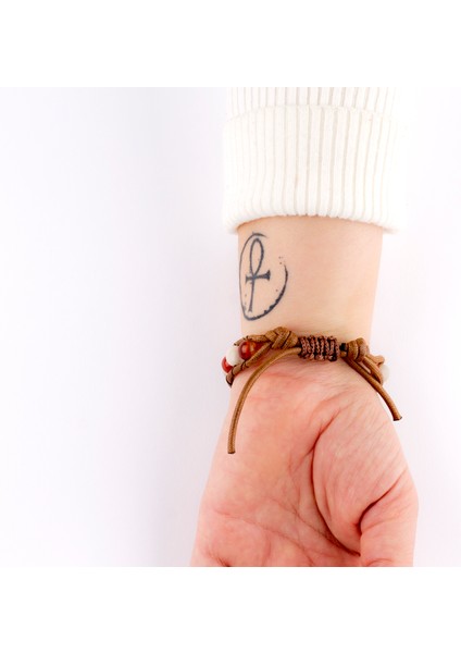 Opal & Kahve Akik Bileklik – Bakır Tel Örgülü, Ayarlanabilir Kadın Bileklik fiyatları