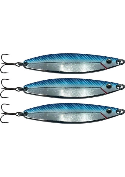 3 Adet Hansen Pilgrim 7.8cm 22G Kaşık Silver/blue