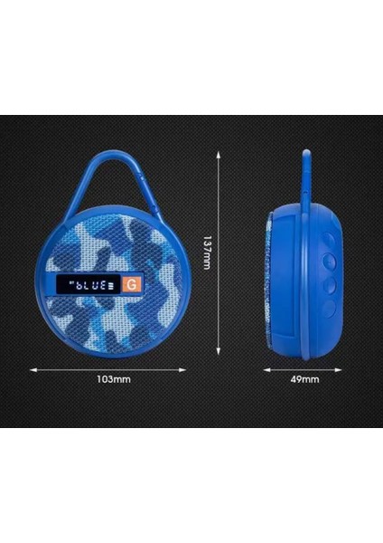 Wind 2 Taşınabilir Kablosuz Kilit Özellikli Bluetooth Hoparlör