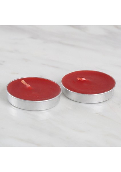2'li Tealight Mum Kırmızı