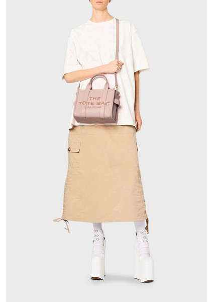 The Small Tote Logolu Çıkarılabilir Askılı Çanta Bayan Çanta H009L01SP21 624