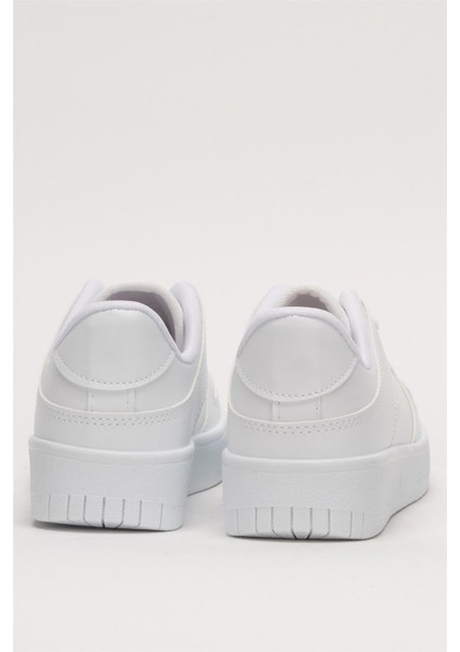 Bağcıklı Spor Sneaker Ayakkabı Beyaz - Beyaz