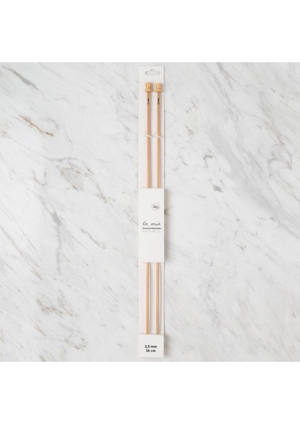 Whitewood 3.5 mm 36 cm Ahşap Örgü Şişi