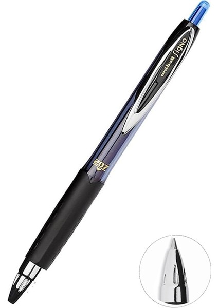 Pilot Kalem 1 Adet Uniball Signo 207 0.7 mm Roller Uçlu Pilot Kalem UMN-207 Inci Uçlu Likit Mürekkepli Pilot Kalem
