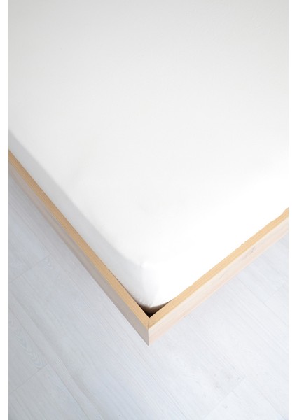 Tek Kişilik Lastikli Çarşaf Beyaz 120 x 200 cm fiyatları