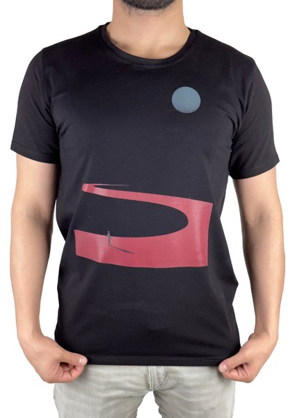 Regular Bisiklet Yaka Baskılı T-Shirt fırsatları