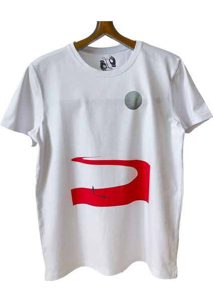 Regular Bisiklet Yaka Baskılı T-Shirt