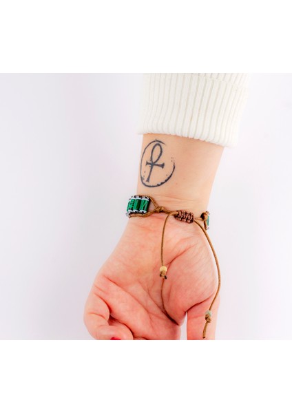 Yeşil Malahit & Hematit Doğal Taş Bileklik – Negatif Enerji Koruyucu & Şık Tasarım fiyatları