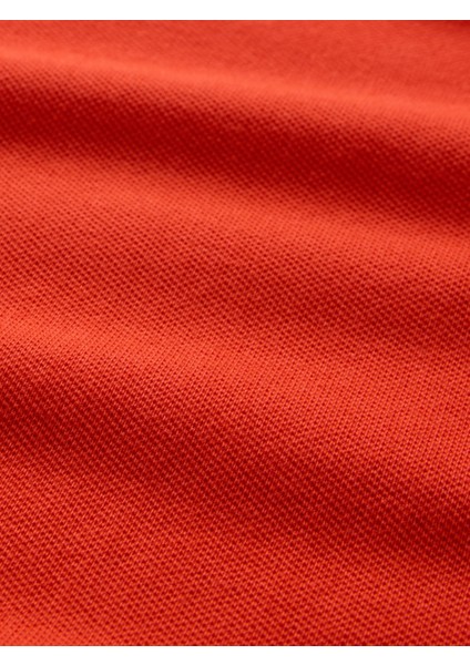 Erkek Kırmızı Stretch Pique Polo Yaka T-Shirt modelleri