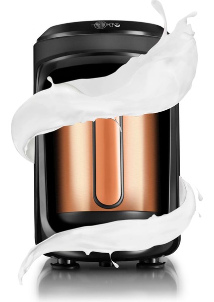 Hatır Hüps Aroma Steel Çelik Cezveli Sütlü Türk Kahve Makinesi Copper