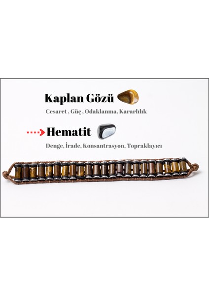 Negatif Enerjiden Koruyan Doğal Taş Erkek Bileklik – Ayarlanabilir & Bakır Tel Örgülü indirimleri