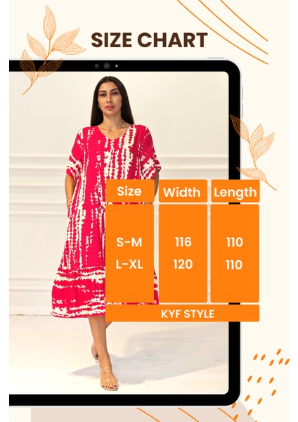 Kadın Fuşya Desenli V Yaka Cepli Etekleri Fırıfırlı Midi Elbise indirimleri