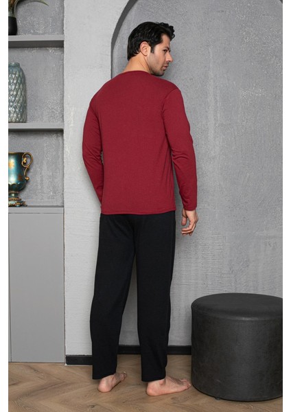 Yuvarlak Yaka %100 Pamuk Regular Kalıp Erkek Pijama Takımı 983 fiyatları