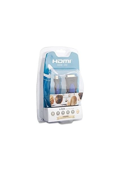 SLX-310 Hdmı/dvı 24+1 M 1.5m Altın Uçlu 24K + Kor.kılıf Kablo