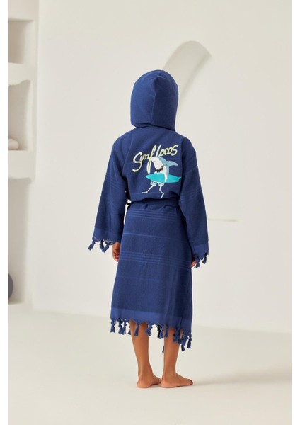 Köpek Balığı Erkek Çocuk Havlu Bornoz