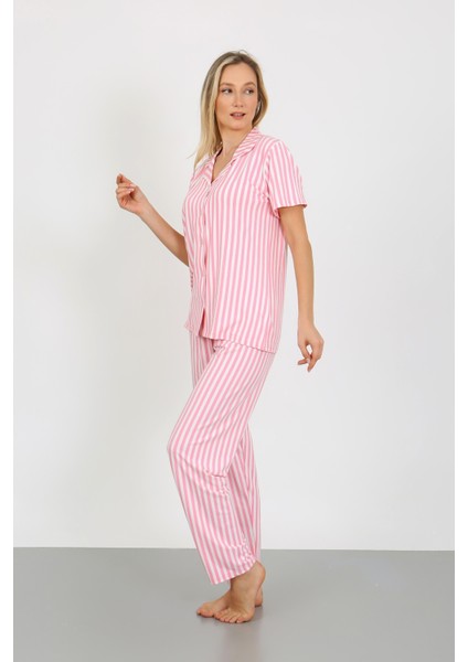 Kısa Kollu Milan Gömlek Pijama Takımı- Genç Anne Serisi fırsatları