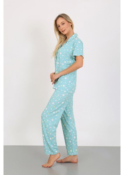 Kısa Kollu Milan Gömlek Pijama Takımı- Genç Anne Serisi fiyatları