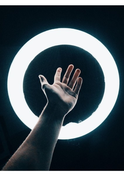 18 Inç Ring Light Youtuber Makyaj Güzellik 5500K 48W Kuaför Kit Çantalı ve Kumandalı fırsatları