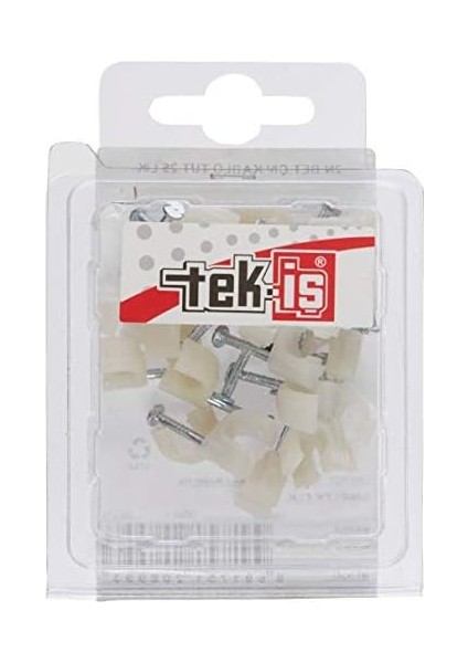 Beton Çivili Kablo Tutucu, Kroşe No 2 ,25 Adet