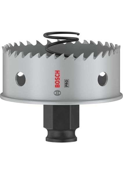1 x Pro Sheet Metal Power Change Plus Delik Testeresi (Paslanmaz Çelik Saclar, Çelik Saclar, Ø 64 Mm, Profesyonel Aksesuar Matkap/tornavida Için)