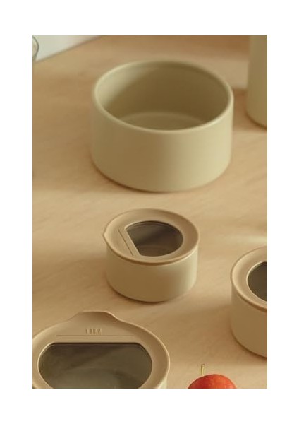 Fika One Seramik Saklama Kabı Bej 200 ml D-NEONE020-09