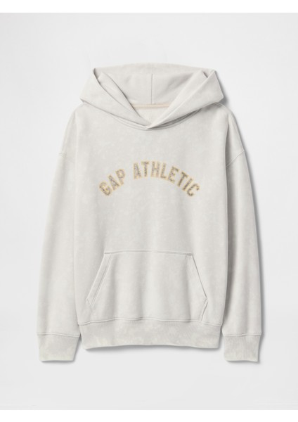 Erkek Çocuk Gri Vintage Soft Gap Logo Sweatshirt