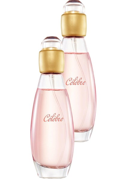 Celebre Kadın Parfüm EDT - Çiçek ve Meyve Aromalı, 2x50 ml Hediye Seti, Uzun Süre Kalıcı ve Günlük Kullanıma Uygun fiyatları