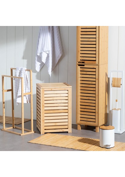 Boho Bambu Banyo Paspası 50X120