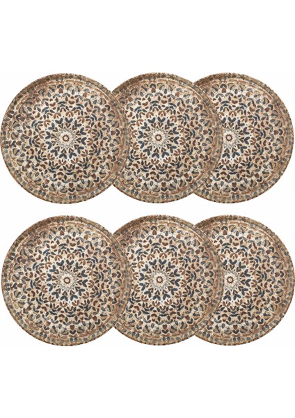 Ephesus Servis Tabağı Seti 6lı -26CM