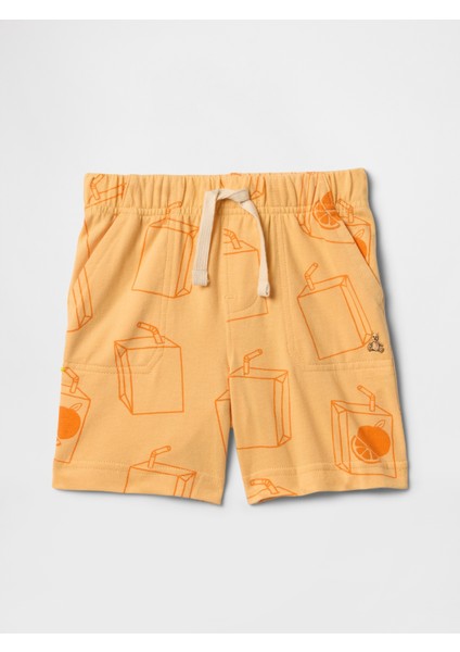 Erkek Bebek Turuncu Mix & Match Pull-On Şort