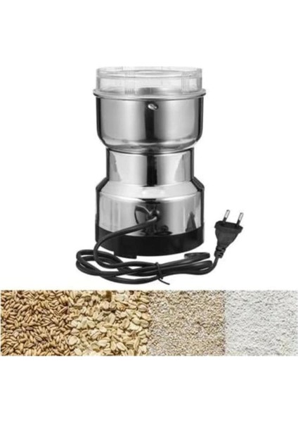 Mini Baharat Kahve Öğütücü Elektrikli Parçalama Makinesi Taşınabilir Kuru Tahıl Değirmeni Öğütücü modelleri