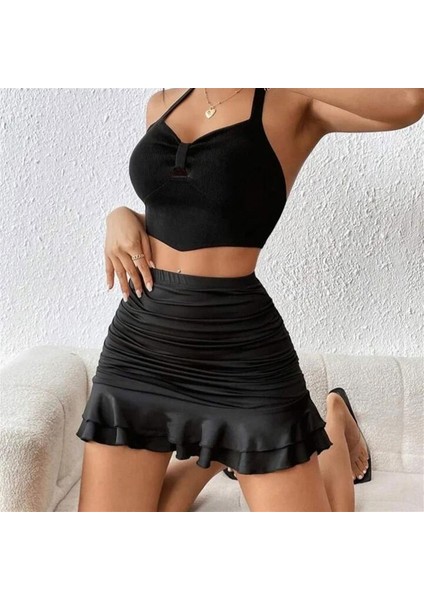 Fırfırlı Mini Etek