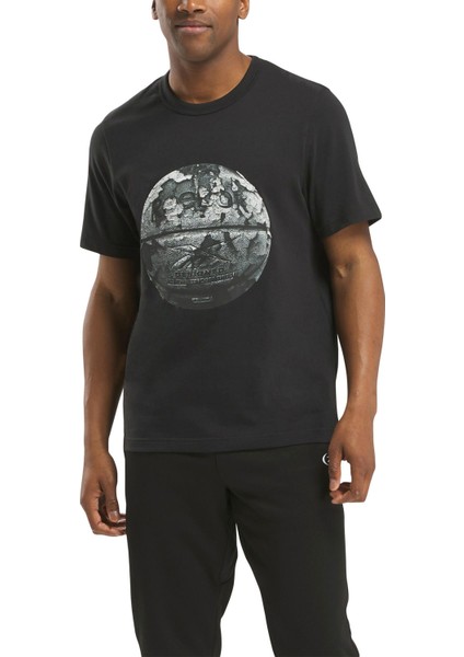 Hoopwear T-Shırt Siyah Erkek Kısa Kol T-Shirt