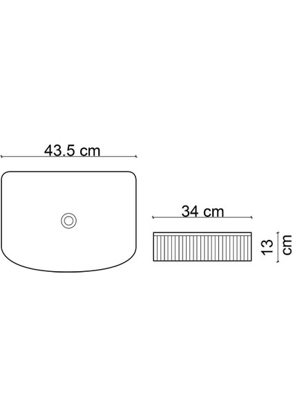 Tezgah Üstü Lavabo (Mat Füme)
