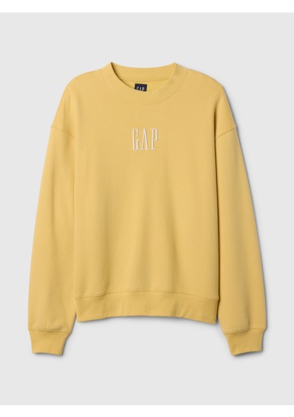 Erkek Sarı Gap Logo Vintage Soft Fleece Sweatshirt