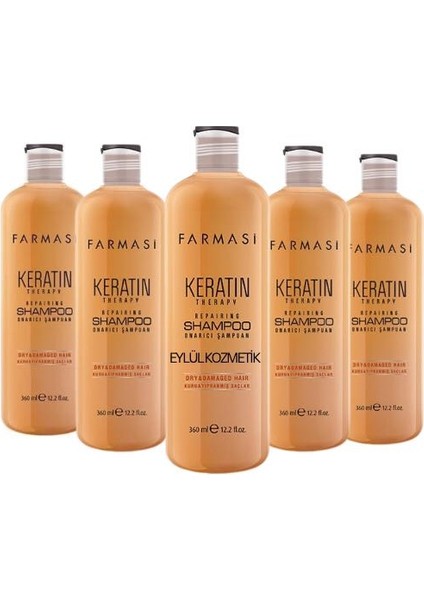 Keratin Therapy Şampuan 360 ml x 5 Adet