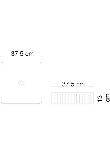 Tezgah Üstü Lavabo (Mat Füme) E-W1003MF fiyatları