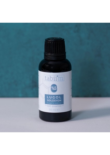 Tabii'm - %5 Lugol Solüsyonu - Iyot 30 ml