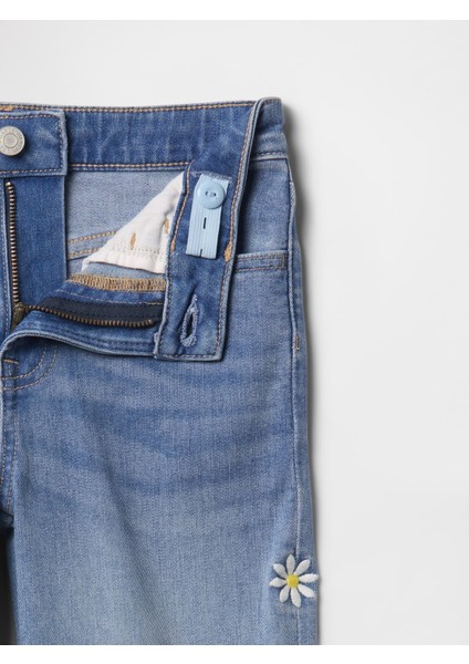 Kız Çocuk Medıum Wash High Rise '70S Flare Jean Pantolon