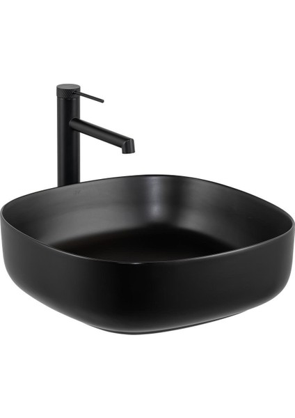 Tezgah Üstü Lavabo (Mat Siyah) E-W1203MS