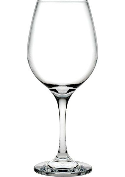 Amber Kırmızı Şarap Kadehi, Sade, 365 Ml, 6 Parça
