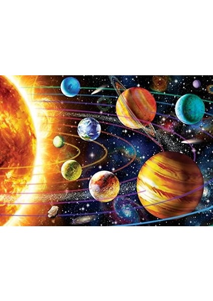 Puzzle Güneş Sistemi 1000 Parça Neon Puzzle
