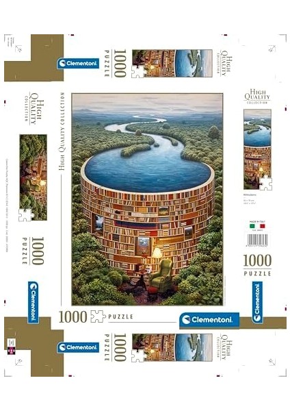 - 39603 - Yetişkin Puzzle - Bibliodame, 1000 Parça modelleri